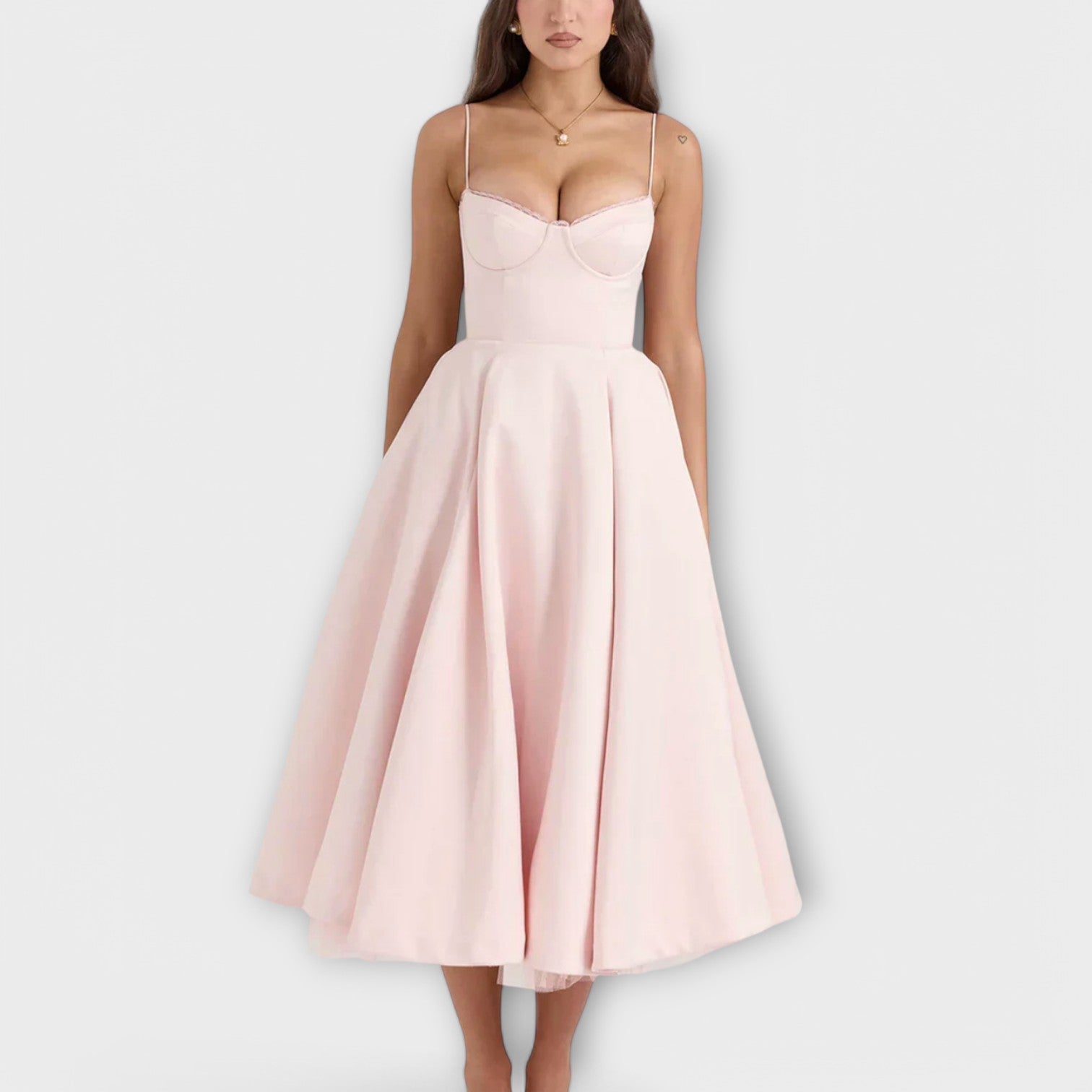 Mélie – Leichtes Sommerkleid mit Korsett-Detail