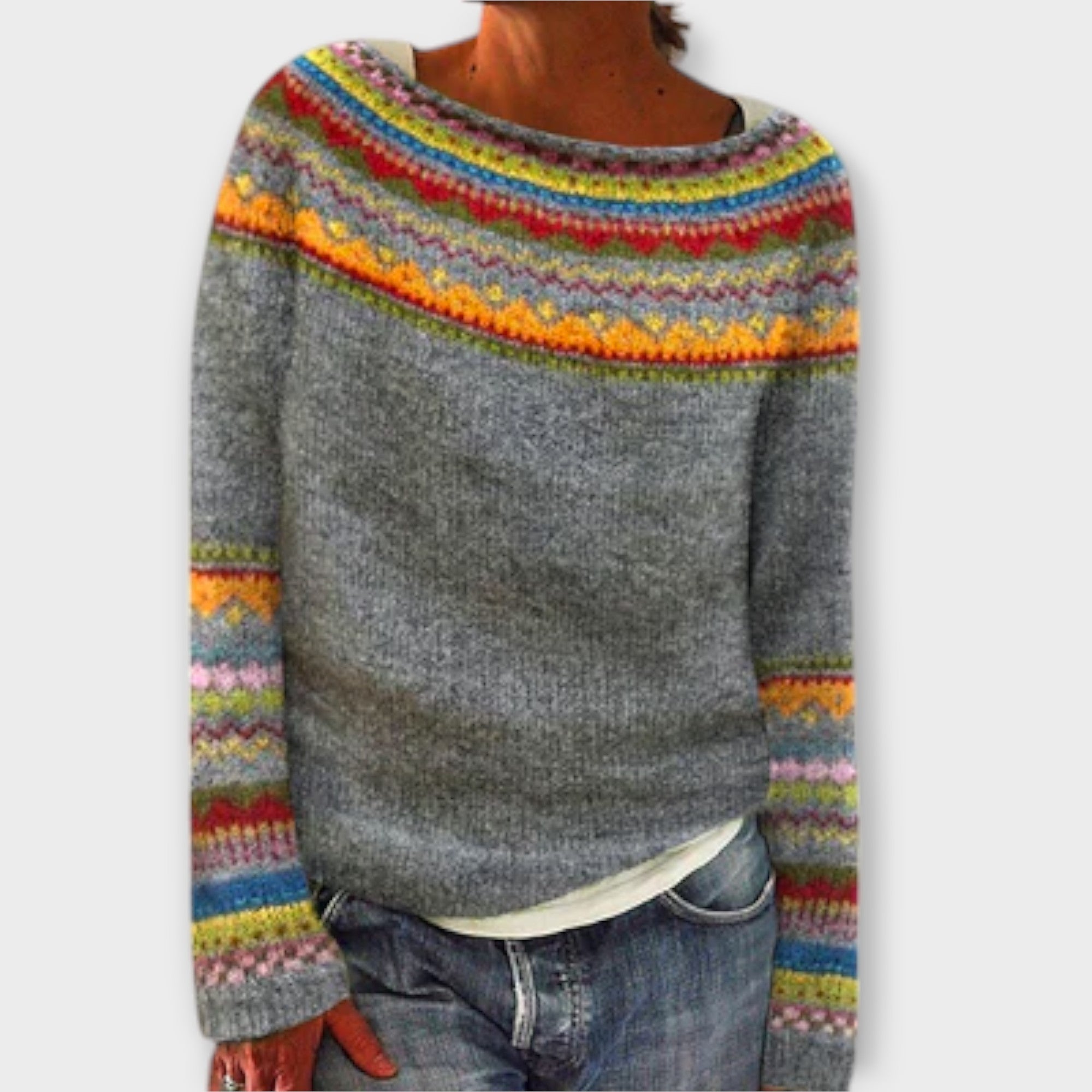 Vintage Strickpullover fĂĽr Frauen