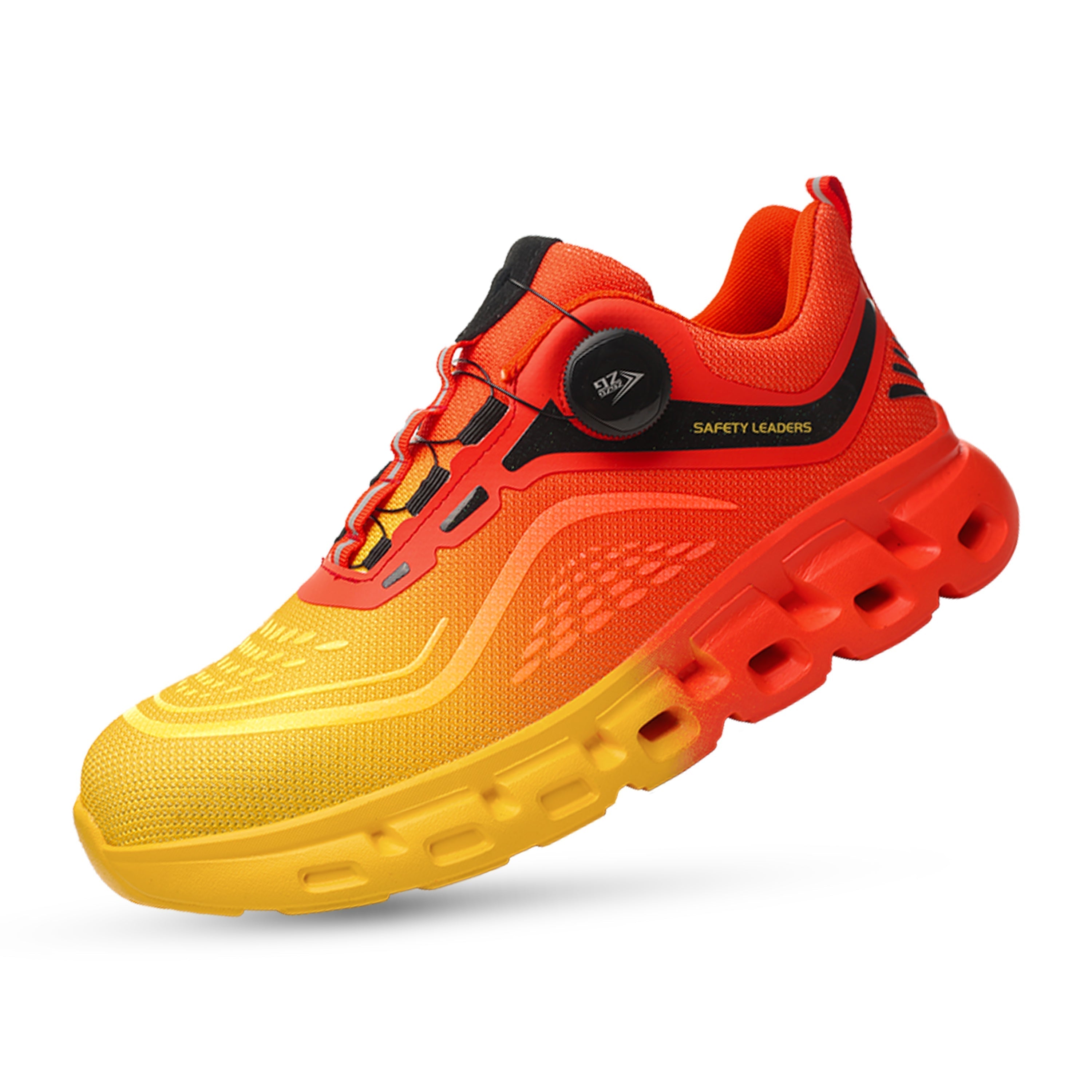 S3 Ultraleichte, verschleiĂźfeste Sicherheitsschuhe mit Stahlkappe-Drehschnalle-1117