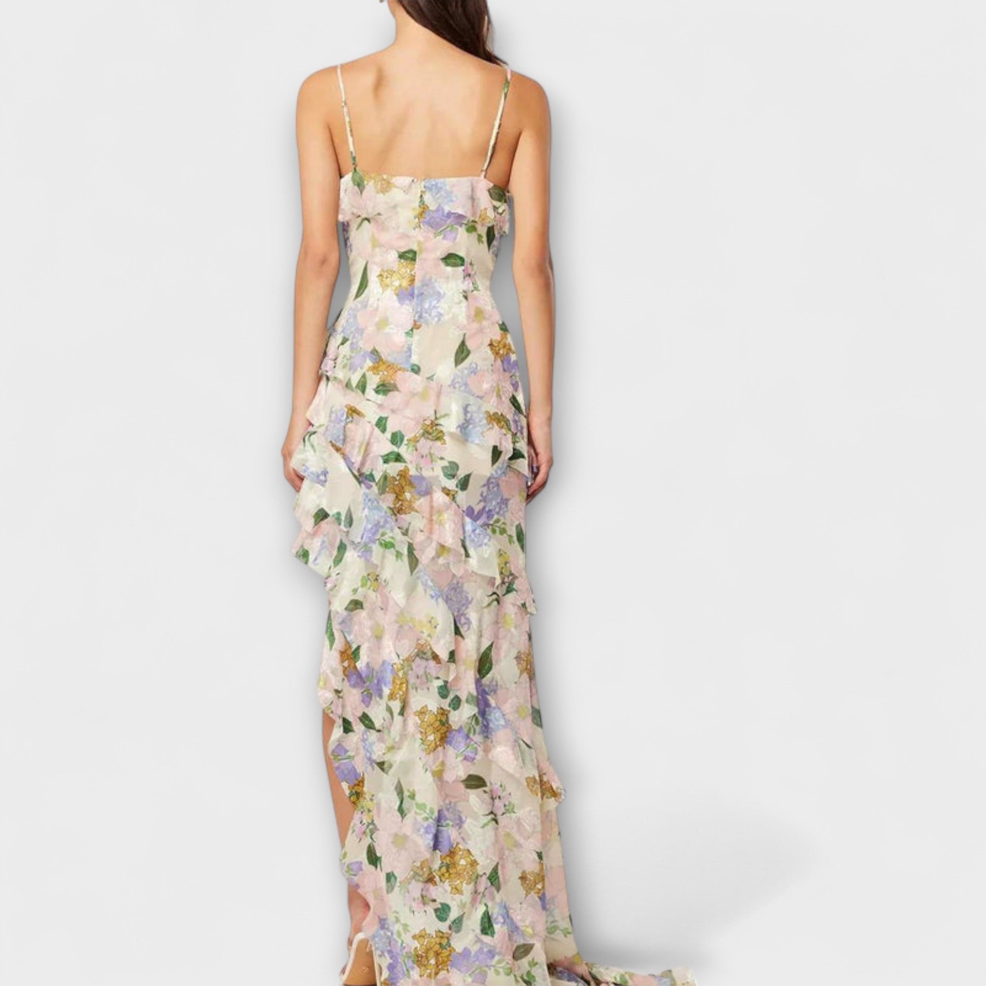 Indie - Rüschendress mit Trägerdruck