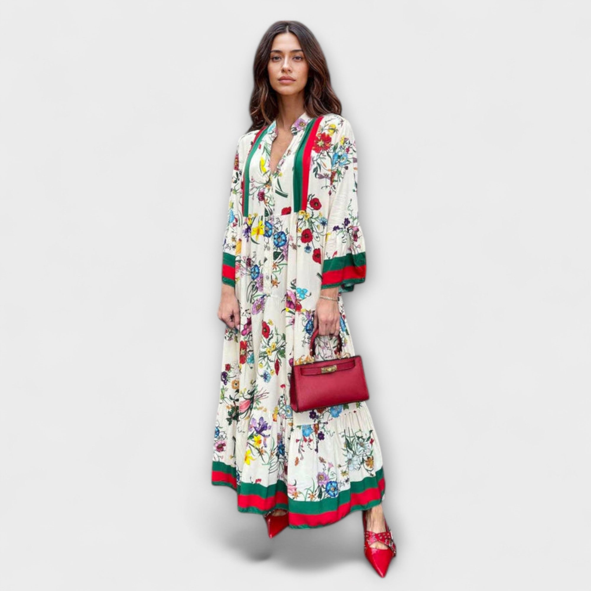 Oriana - Maxikleid mit floralen Druck