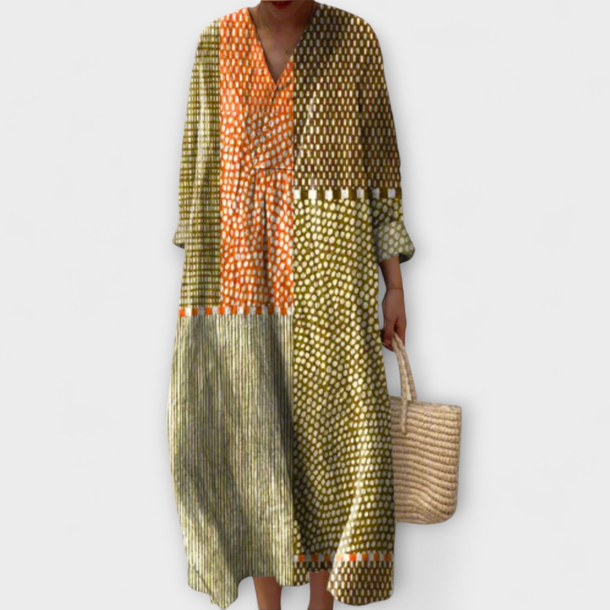 Gia - Elegantes Kleid mit geometrischem Design