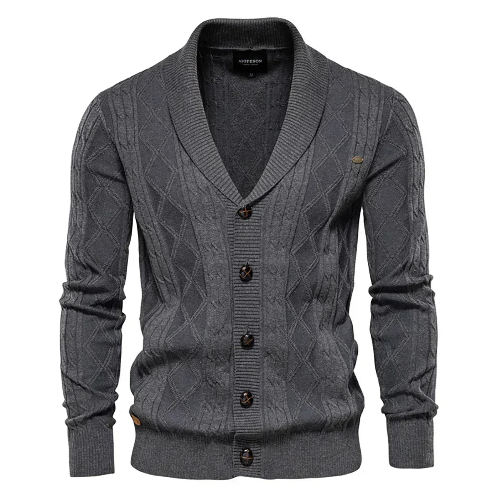 Jeff™ | Eleganter Button-Up Cardigan