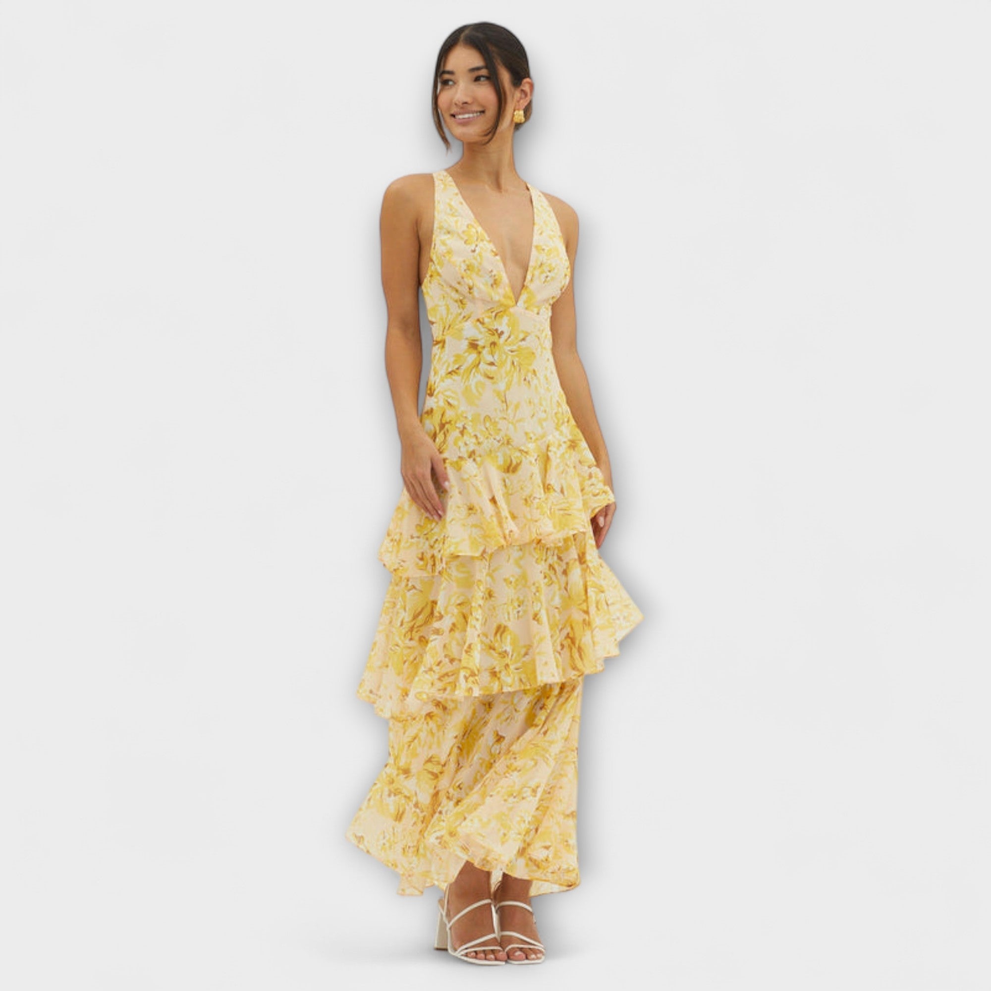 Faye - Bloom Shift Midi Kleid