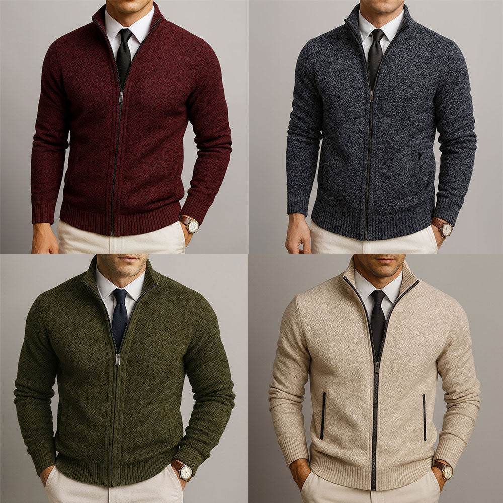 Matteo – Eleganter Merino-Strick-Cardigan