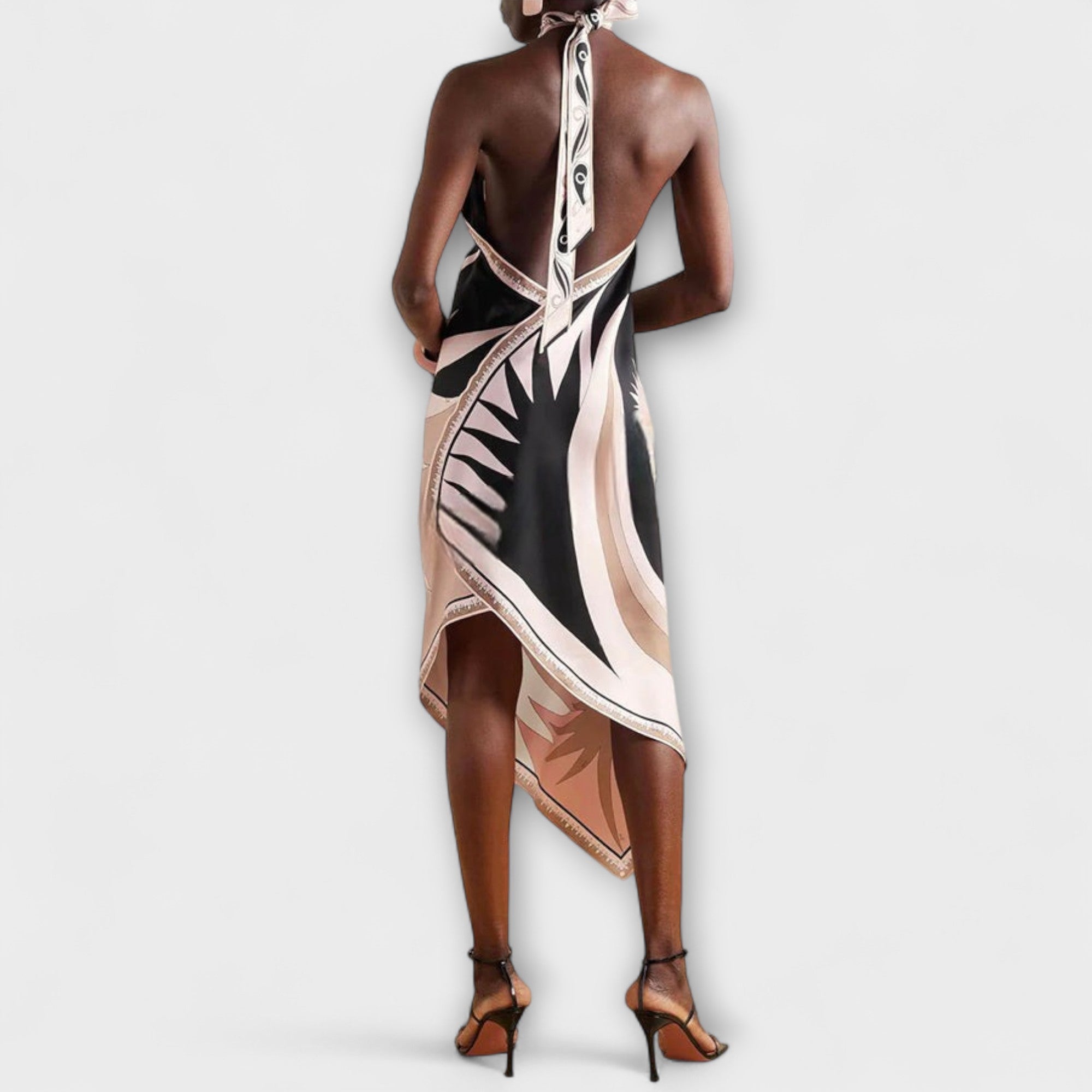 Ivy - Einzigartiges Satin-Trägerkleid