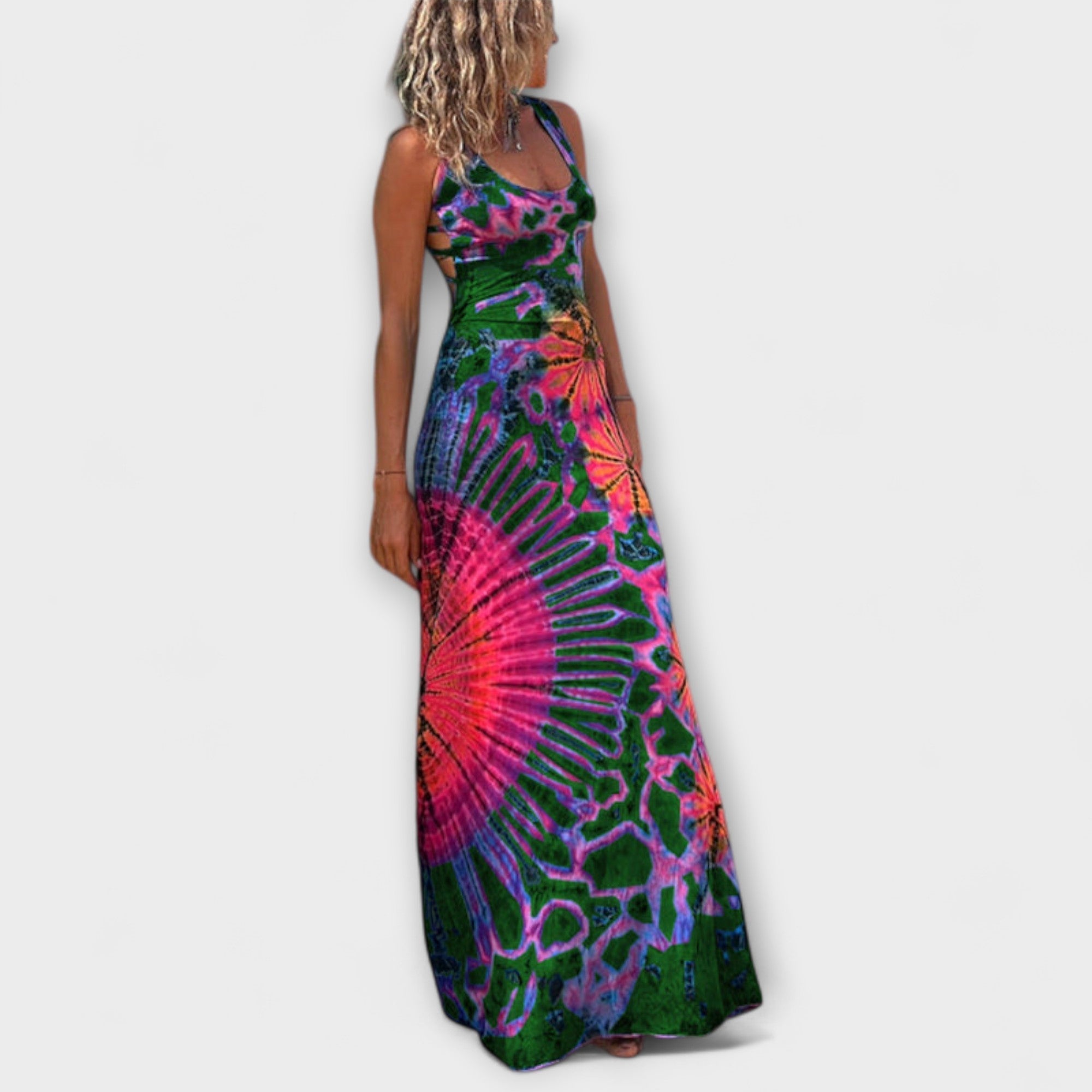 Ronja - La Bamba Tie-Dye Print Maxikleid