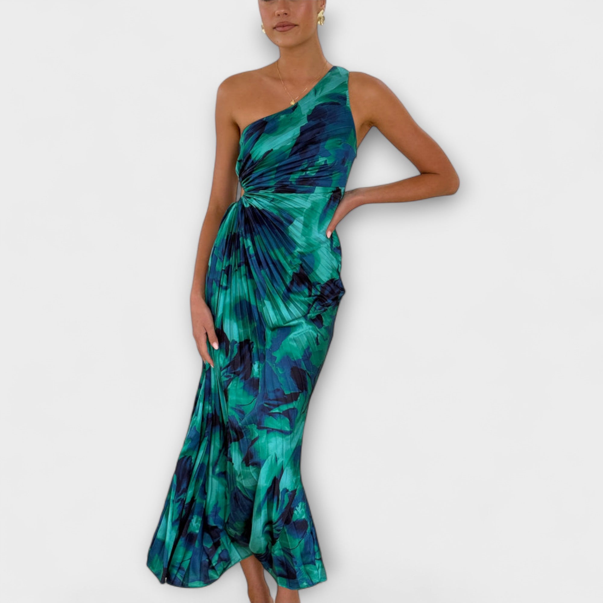 Sienna - Elegantes Cut-Out Maxikleid