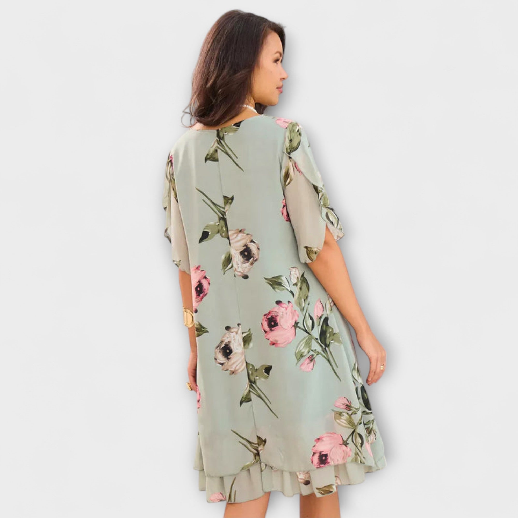 Aurora - Elegantes Chiffonkleid