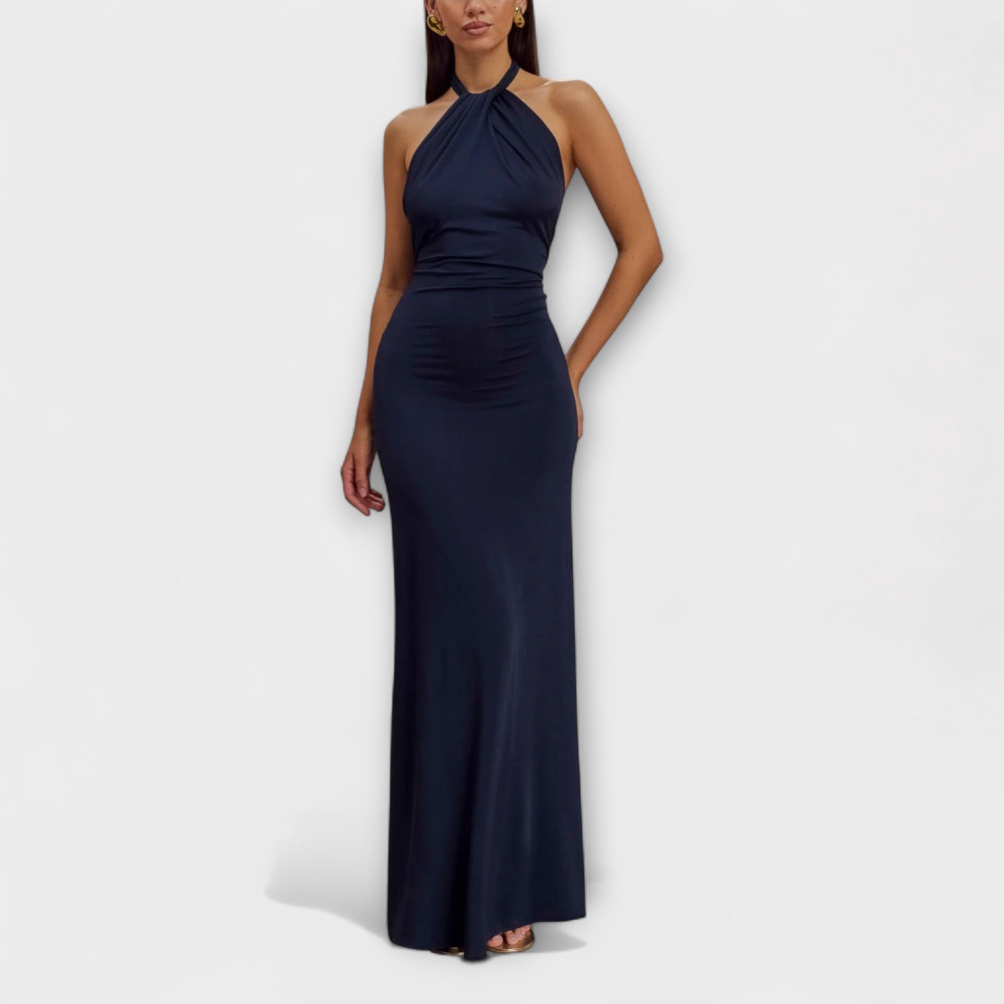 Lagune - Slinky Halter Maxi Kleid