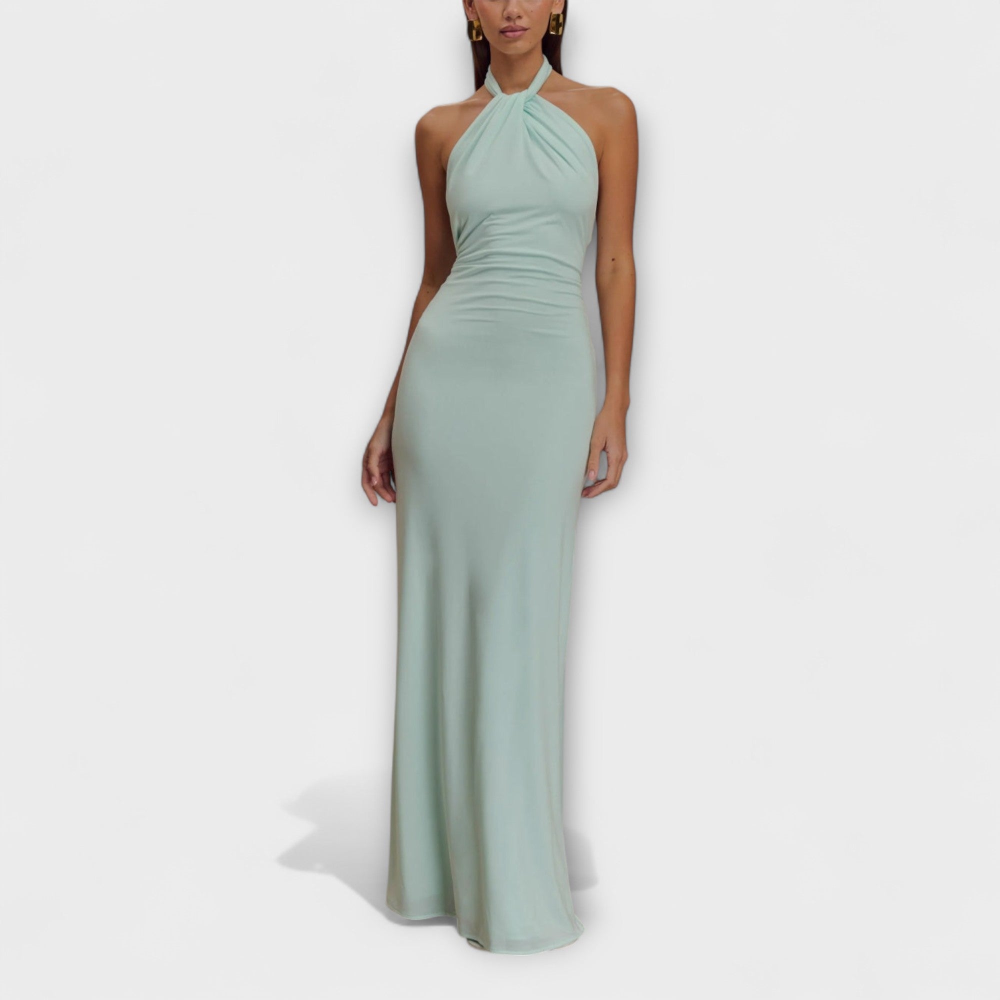 Lagune - Slinky Halter Maxi Kleid