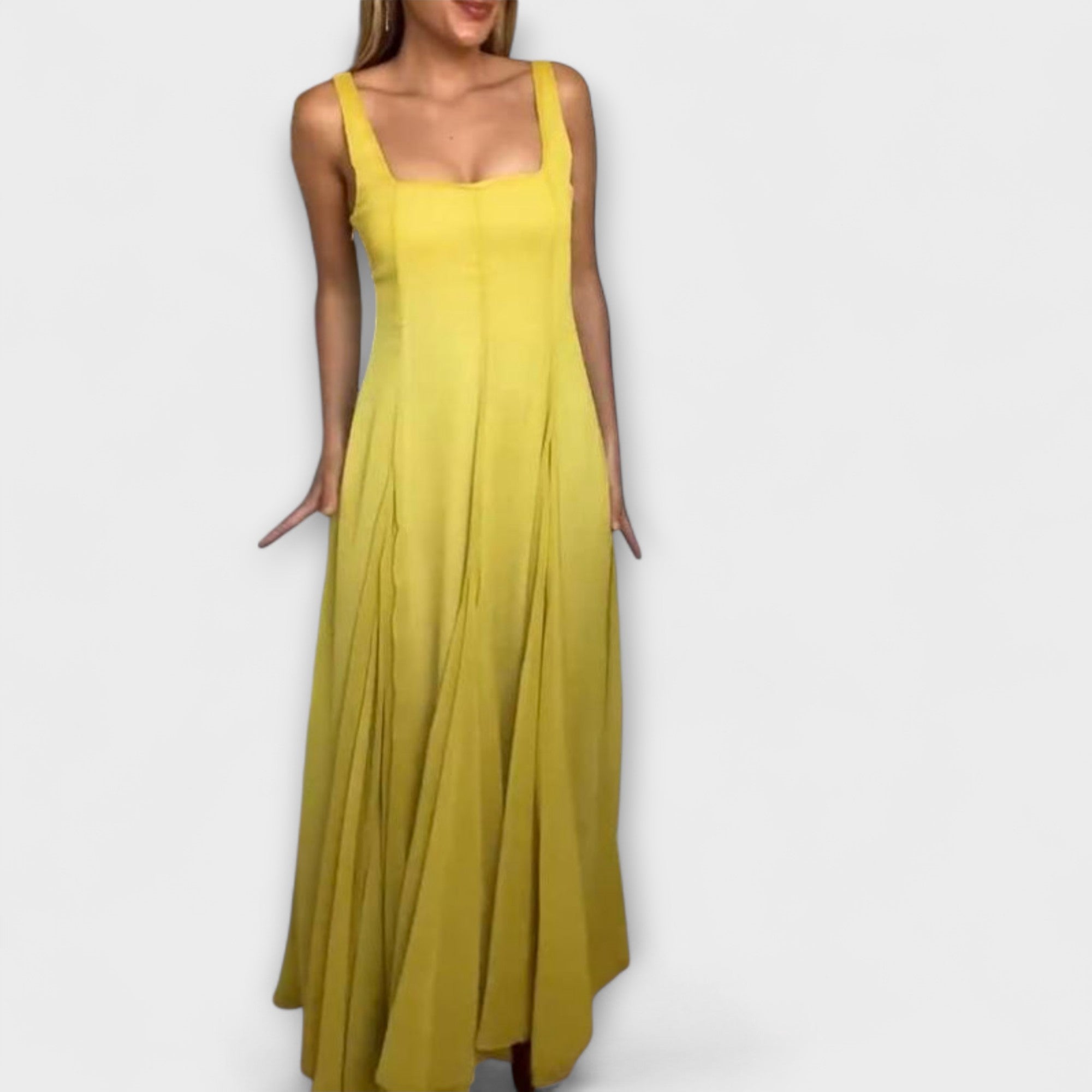 Aurora - Kleid mit quadratischem Ausschnitt