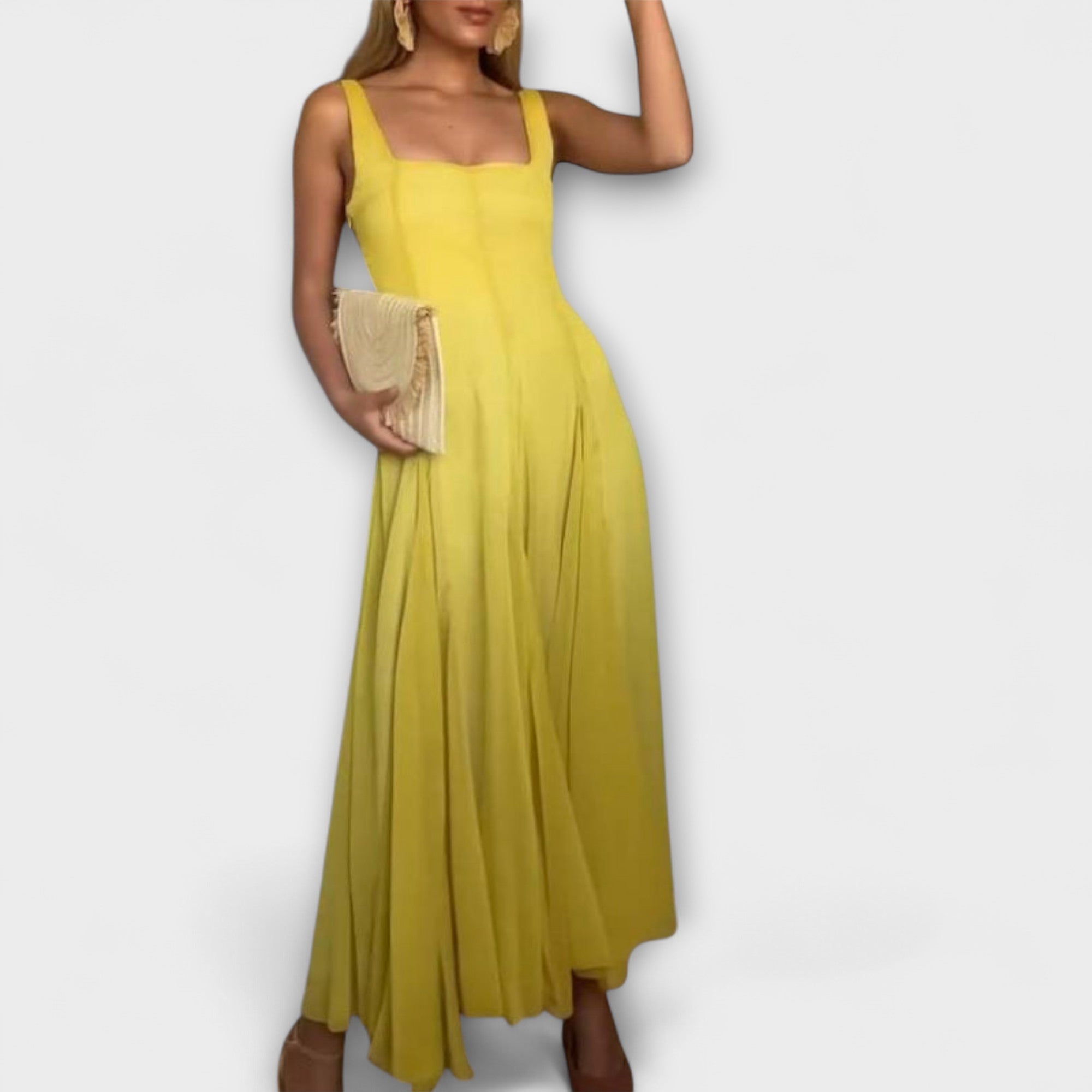 Aurora - Kleid mit quadratischem Ausschnitt