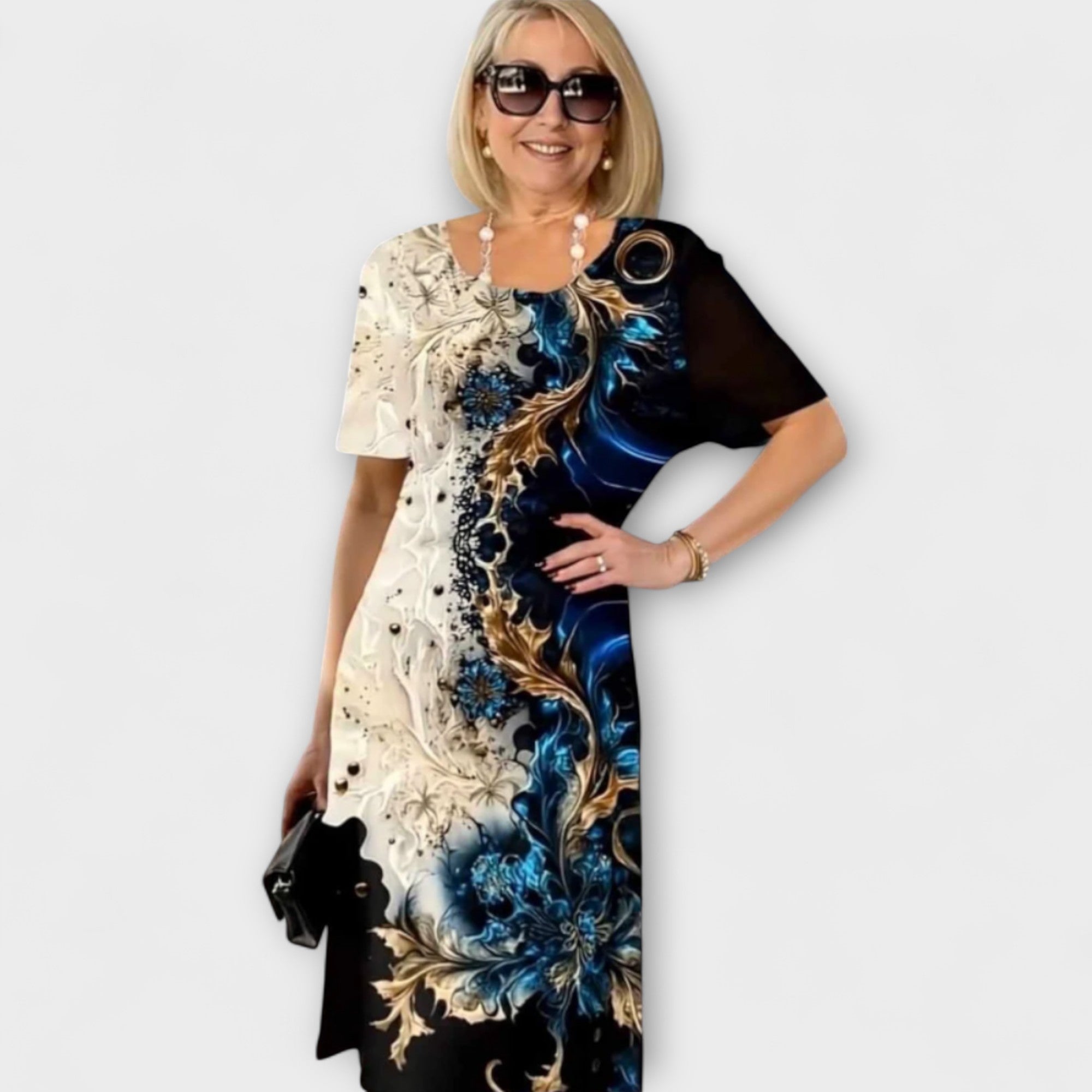 Barbara - Sommerblumenbrise Kleid