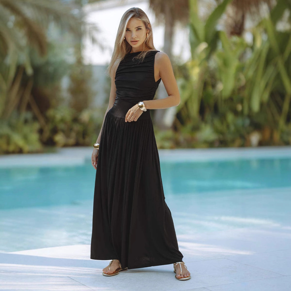 Aurora - Langes Premium Maxikleid