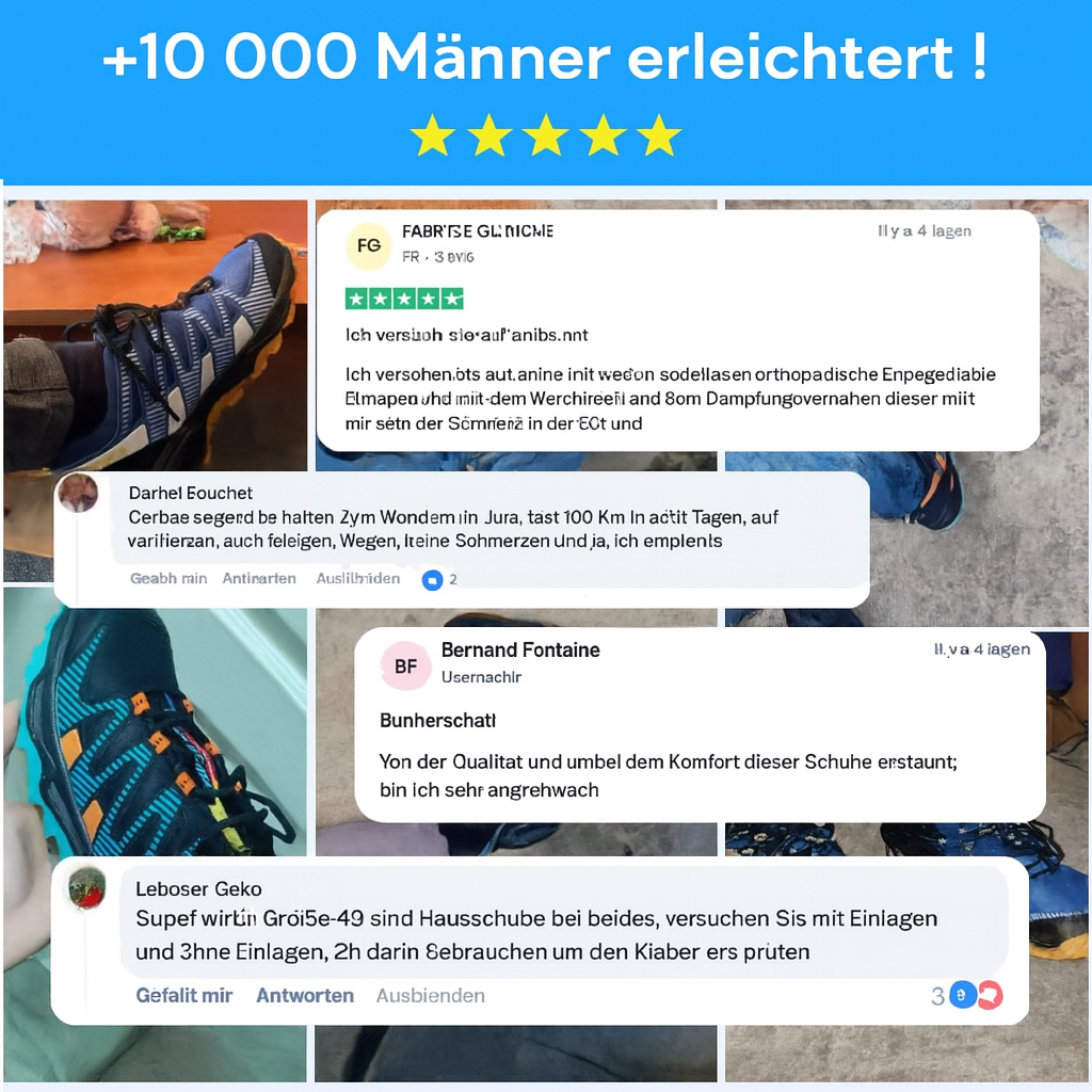 OrthoTrailPro™ - Schuhe mit orthopädischem Komfort