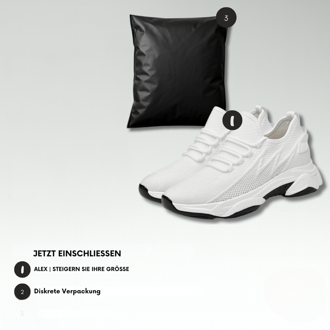 Alex | Steigere deine Größe ( 6.1 cm + 7.9 cm + 9.9 cm )