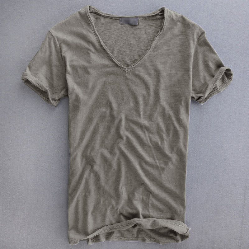 V-Ausschnitt Shirt für Herren