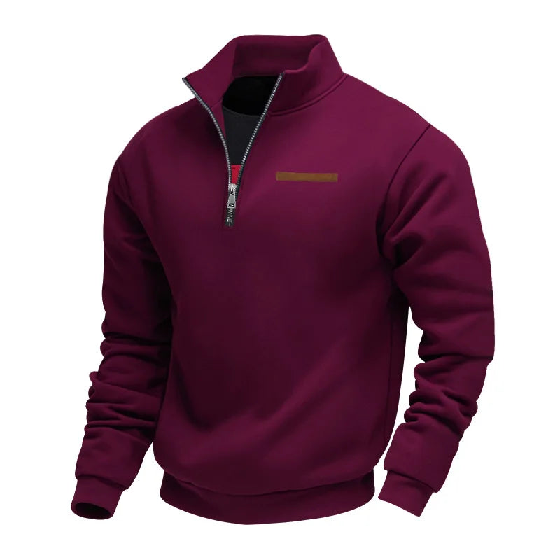 Ludwig – Premium-Halb-Zip-Pullover aus Fleece