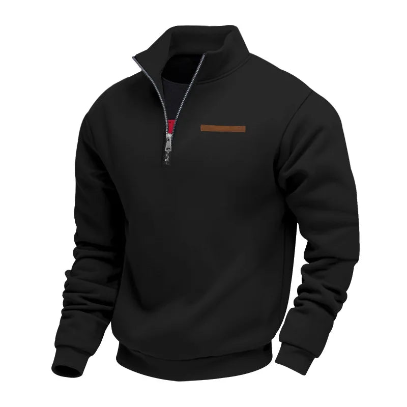 Ludwig – Premium-Halb-Zip-Pullover aus Fleece