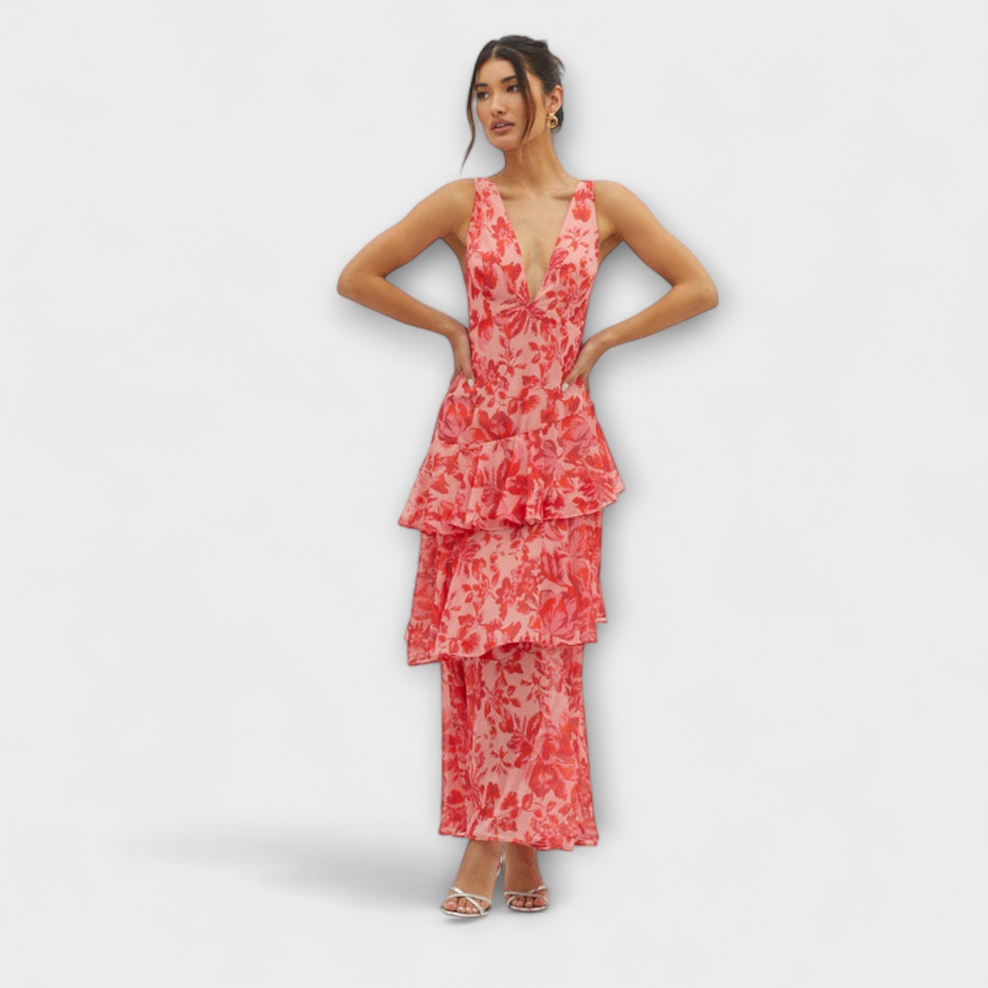 Faye - Bloom Shift Midi Kleid