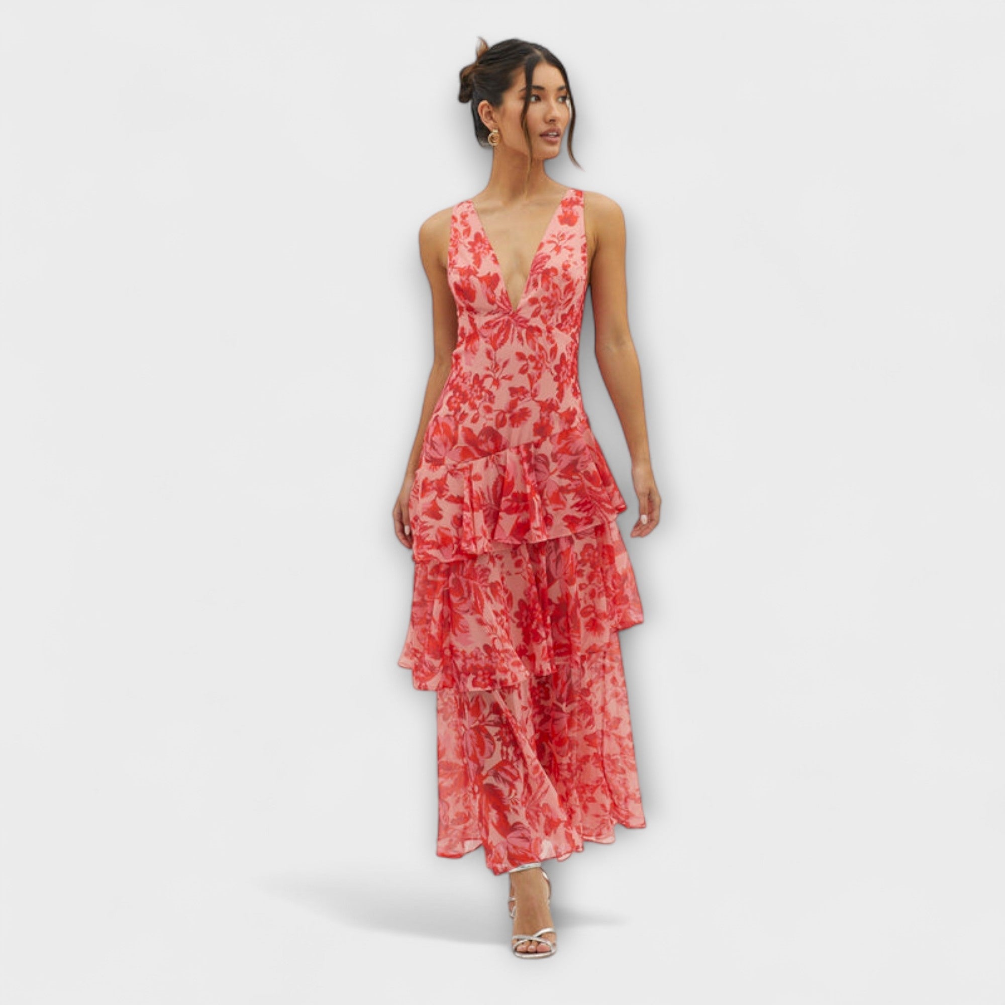 Faye - Bloom Shift Midi Kleid