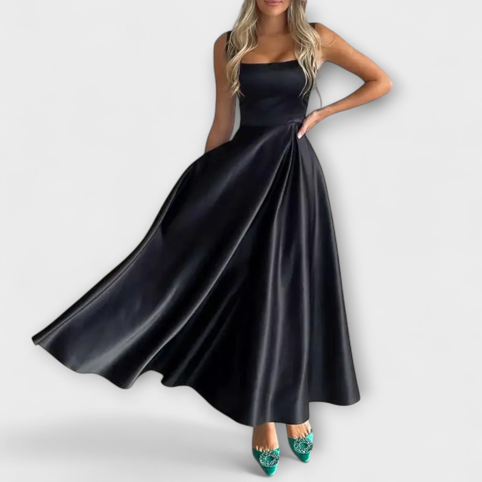 Aurora – Elegantes Midi-Kleid