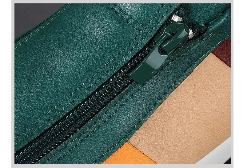 Claude Monet Leder Sneakers