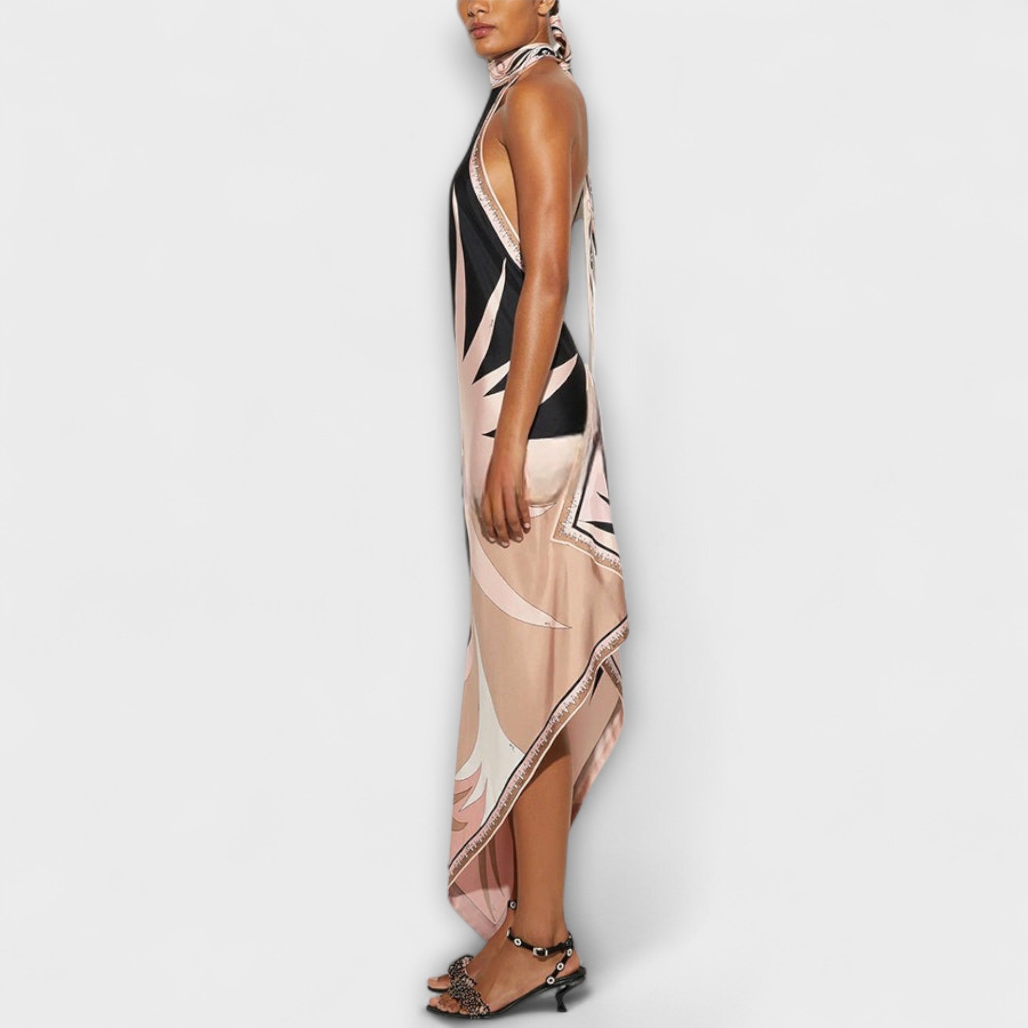 Ivy - Einzigartiges Satin-Trägerkleid