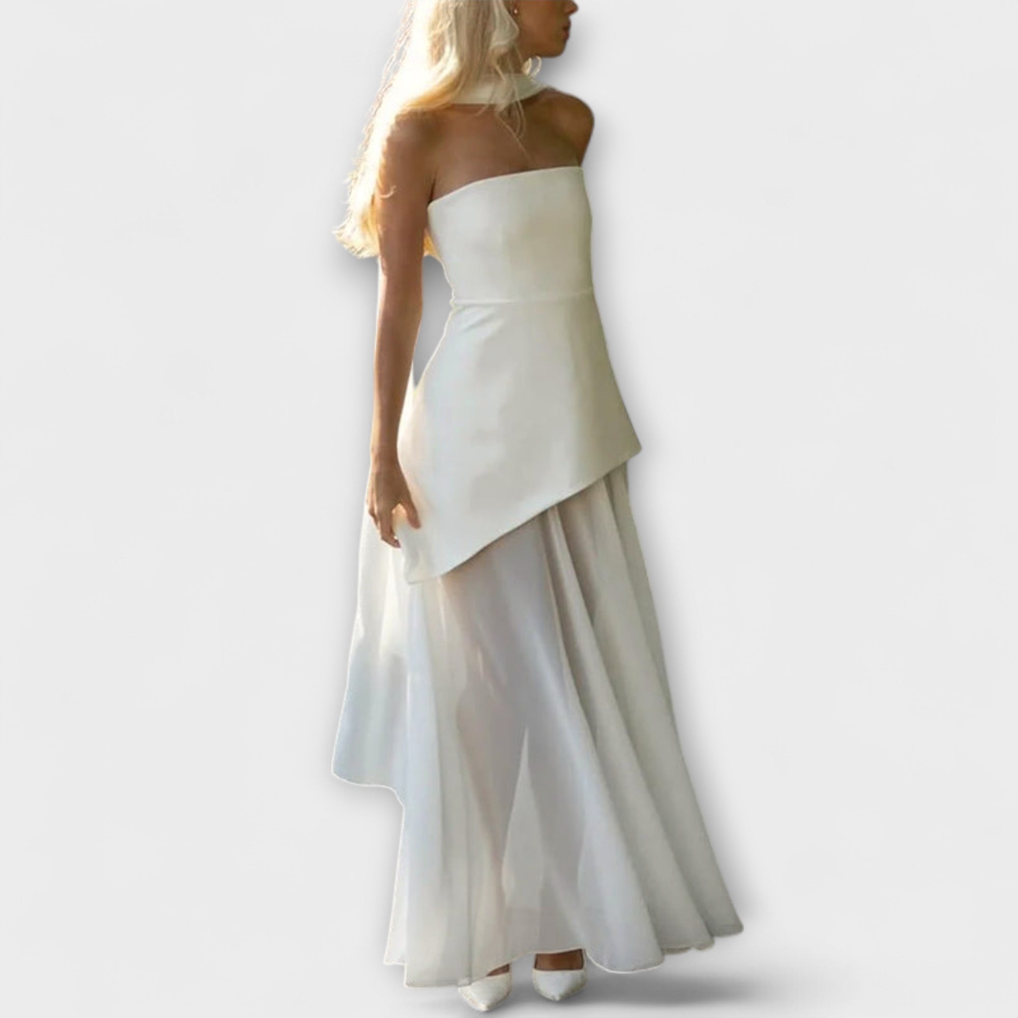 Goldie - Maxikleid aus Chiffon